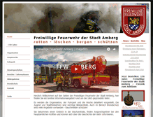 Tablet Screenshot of feuerwehramberg.de
